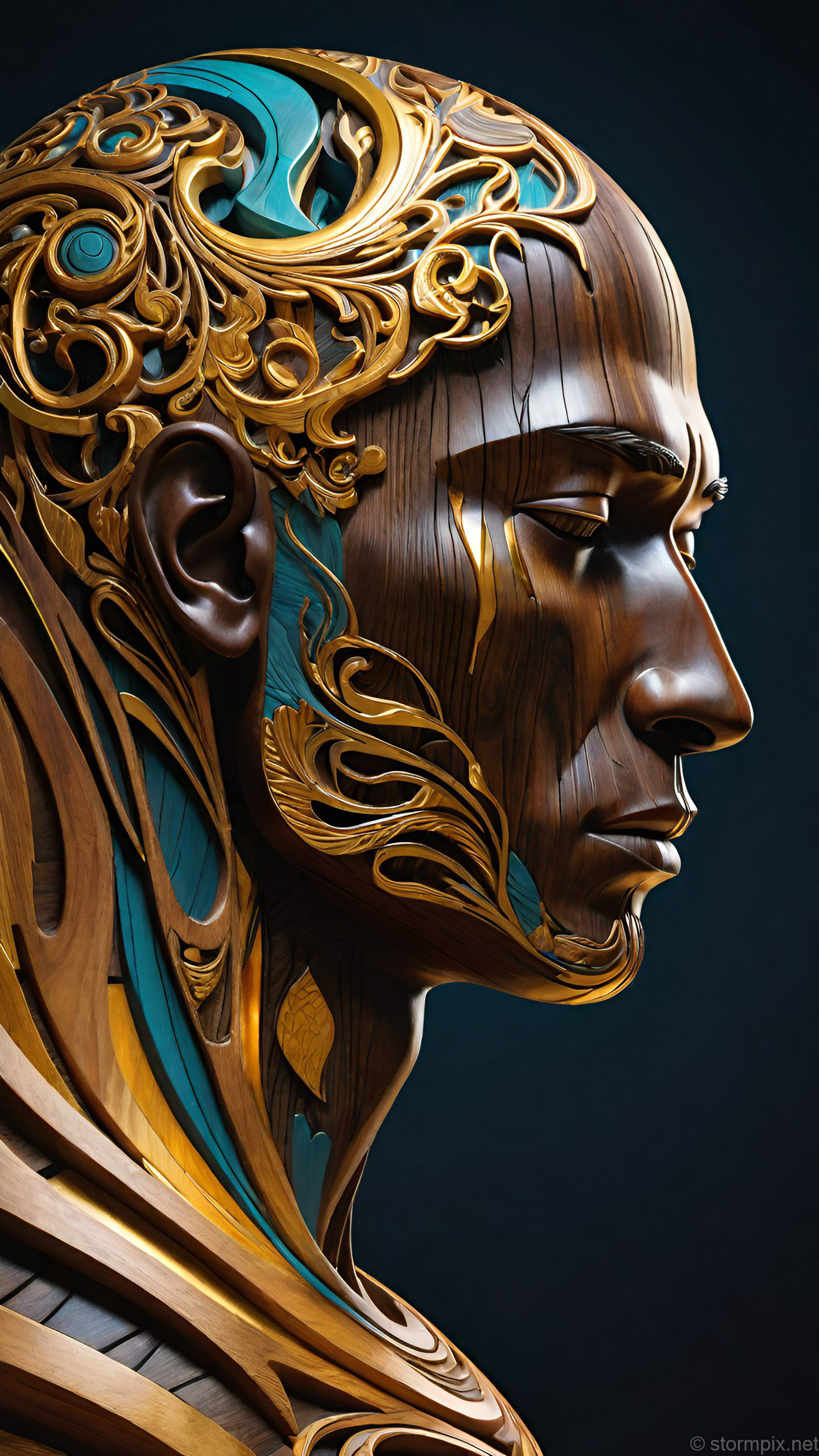 Gilded Whispers, Wooden Echoes.